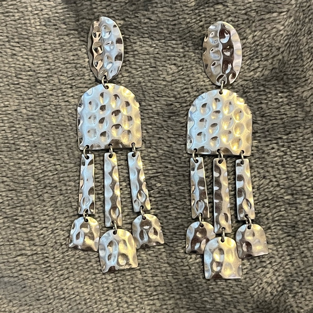 Elegant Silver Dangle Earrings
